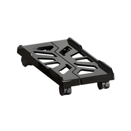 Base T-VISION para ordenador, ajustable con ruedas, Negro