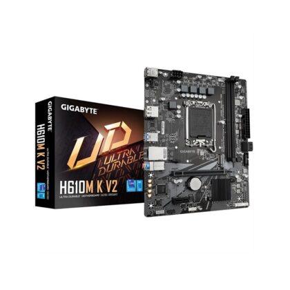 Tarjeta Madre GIGABYTE H610M K V2, Socket 1700, DDR5 5600, PCIe 4.0, HDMI, DisplayPort, SATA 6Gb/s, Micro ATX