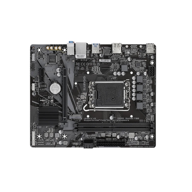 Tarjeta Madre GIGABYTE H610M K V2, Socket 1700, DDR5 5600, PCIe 4.0, HDMI, DisplayPort, SATA 6Gb/s, Micro ATX
