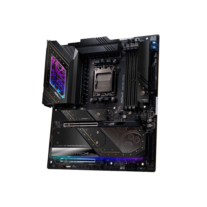 Tarjeta Madre ASRock X870E TAICHI, AMD AM5 RZ series 9000, DDR5 8200+(OC), M.2, PCIe 5.0, SATA 6, HDMI, E-ATX