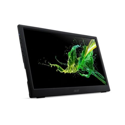 Monitor LED portátil Acer PM161Q V2 de 15.6" FHD IPS, puertos mini HDMI y USB Tipo C, Adaptive-Sync