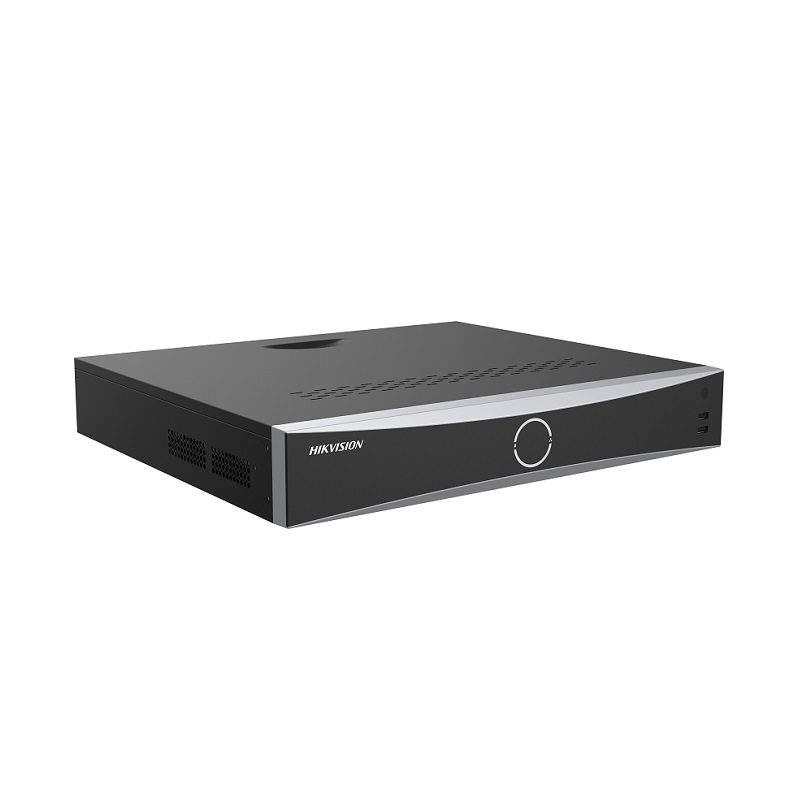 NVR Hikvision AcuSense 32CH, H.265, Graba hasta 12MP 8K, función AcuSeek y AcuSearch, HDMI/VGA, Hasta 4x20TB