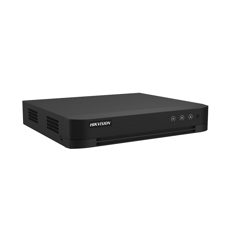 DVR Hikvision Acusense 8CH, H.265 Pro+, HDTVI/AHD/CVI/CVBS/IP, 2MP Lite / 1080p Lite, detección de movimiento, HDMI/VGA, hasta 1x4TB