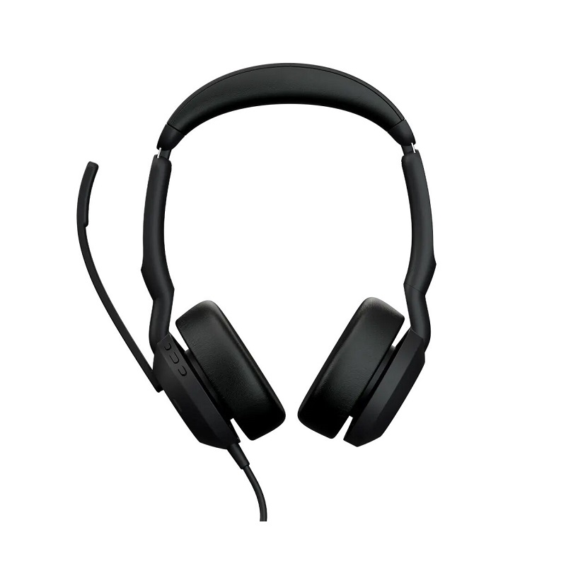 Headset Jabra Evolve 2 50, Conexión USB C/A, Sonido Estéreo Digital con supresión de ruido y Micrófono.