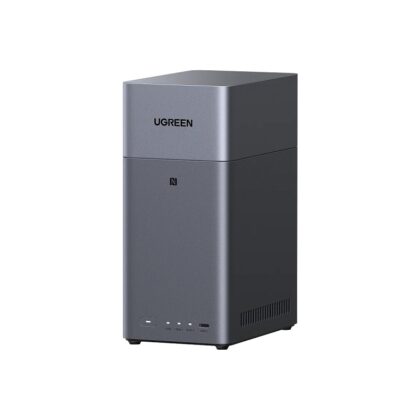 NAS UGREEN DH2300 NASync, para 2 Discos, CPU de 8 Núcleos, 4GB RAM, Conexión NFC One-Touch, 2x USB 3.2, 1x Lan 1GbE, 1x HDMI 4K