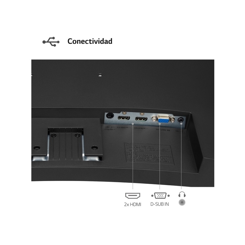 Monitor Curvo LED LG 32MR50C-B de 31.5" FHD, 100Hz, VGA, HDMI, AMD FreeSync