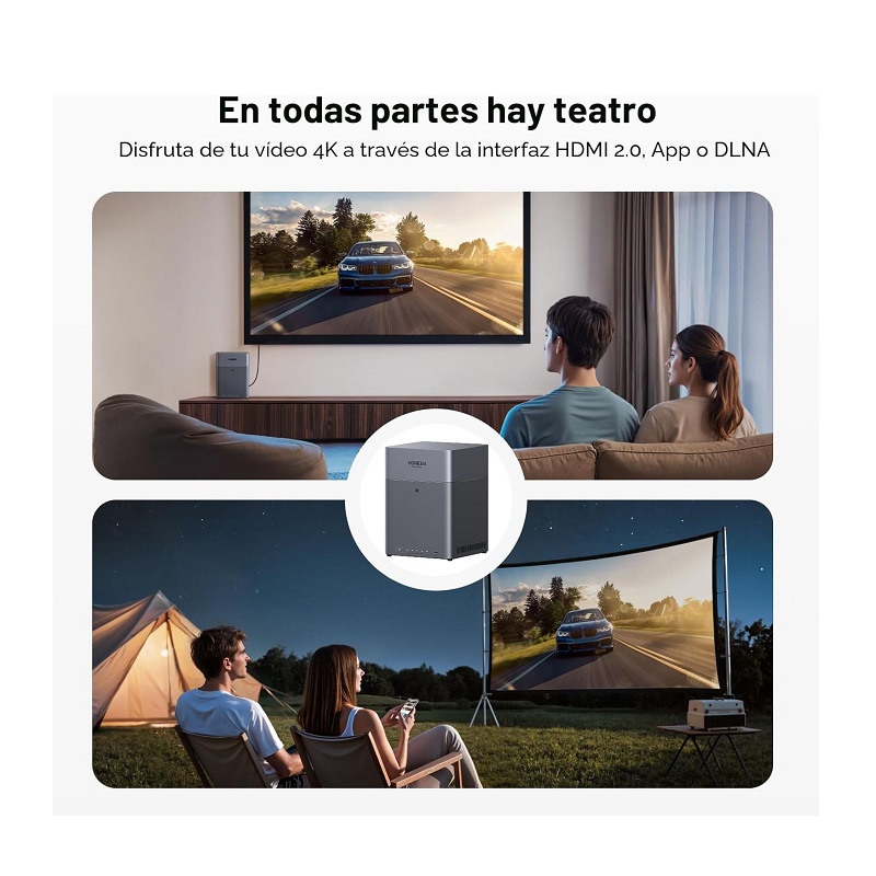 NAS UGREEN DH4300 Plus NASync, para 4 Discos, CPU de 8 Núcleos, 8GB RAM, Conexión NFC One-Touch, 2.5GbE LAN, 4K HDMI