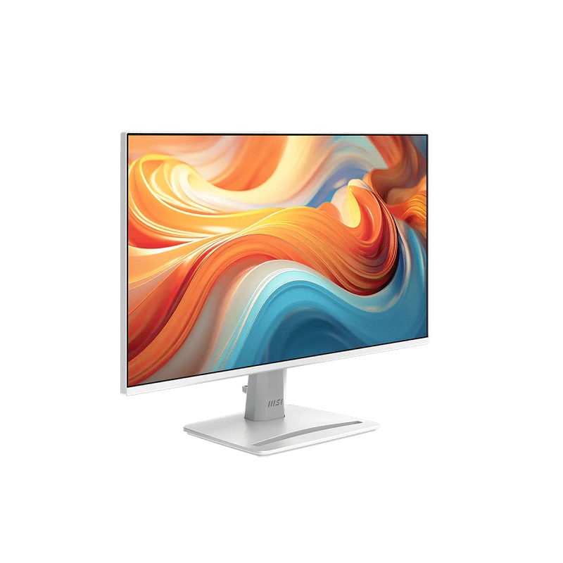 Monitor MSI PRO MP243W E14 de 23.8" FHD IPS, 144Hz, 1ms, HDMI, DisplayPort,Adaptive sync, Blanco
