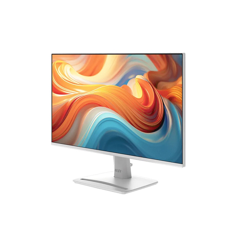 Monitor MSI PRO MP243W E14 de 23.8" FHD IPS, 144Hz, 1ms, HDMI, DisplayPort,Adaptive sync, Blanco