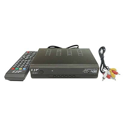 CAJA DIGITAL TV EJP DE-6819, FHD 1080P, MPEG4, DVB, USB, MPEG4, jPEG, H.264, DV3 T2, PVR (Sólo canales nacionales)