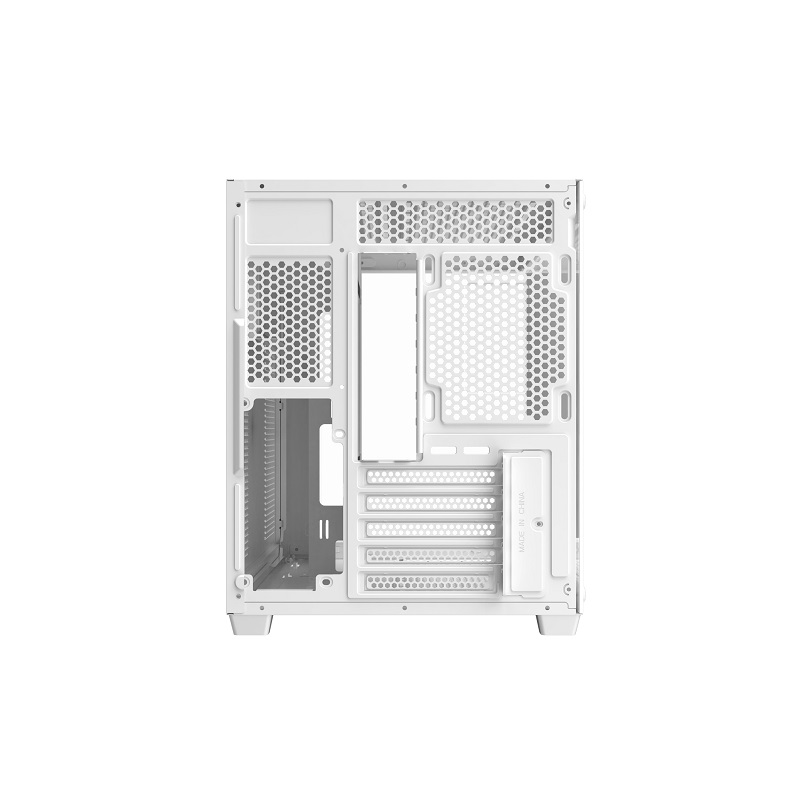 Gabinete Gaming DarkFlash B275 Pro, Micro ATX, Panel lateral y frontal de vidrio templado, 6x Fan incluidos, Color Blanco