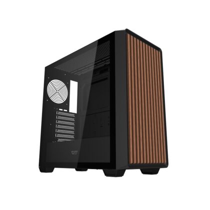 Gabinete Gaming DarkFlash DS900WD, ATX Mid Tower, Panel lateral y frontal de vidrio templado, Color Negro