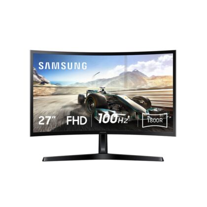 Monitor Curvo SAMSUNG Essential S3 (S36GD), de 27" FHD, 100Hz, VGA, HDMI, VESA 100x100mm