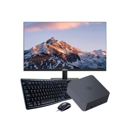 Combo Mini Computadora Beelink, i5-13500H, 16GB DDR5, 500GB SSD, W11P + Monitor 24" FHD, 144Hz + Teclado y ratón Logitech