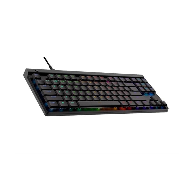 Teclado Gaming Mecánico LOGITECH G515 TKL, RGB, Teclas PBT, conexión USB, Inglés, Negro
