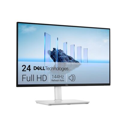 Monitor Dell S2425HSM de 24" FHD IPS, 144Hz, 1ms, HDMI, altavoces integrados, AMD FreeSync, Blanco