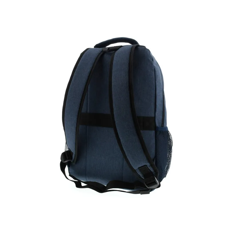 Mochila XTECH Durham para laptop de Hasta 15.6", Color Azul, material poliéster