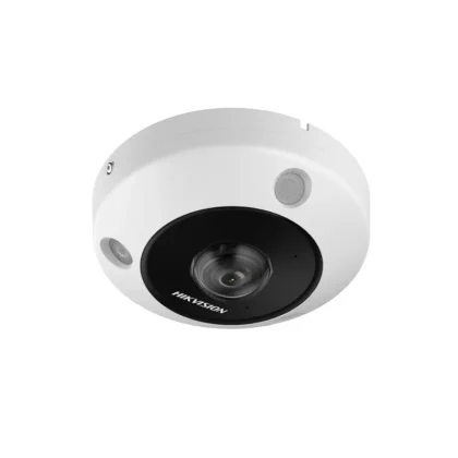 Cámara IP Fisheye DeepinView Hikvision, PoE, 6MP, 1.16 mm, IR 15M, Micrófono, IP67, IK10