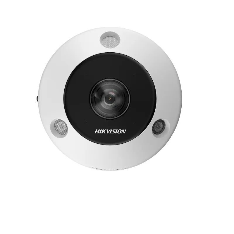 Cámara IP Fisheye DeepinView Hikvision, PoE, 6MP, 1.16 mm, IR 15M, Micrófono, IP67, IK10