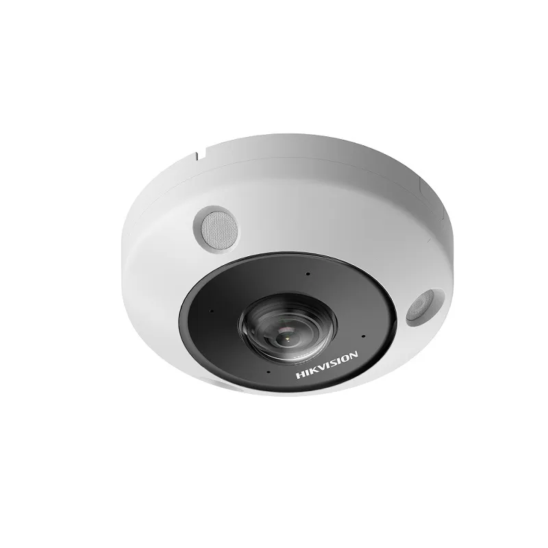 Cámara IP Fisheye DeepinView Hikvision, PoE, 6MP, 1.16 mm, IR 15M, Micrófono, IP67, IK10