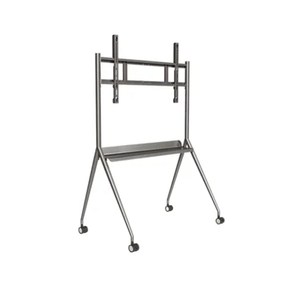 Soporte con ruedas Hikvision D5ABKY2-S, para monitores de 55-75", Peso Máximo 85Kg, color Gris