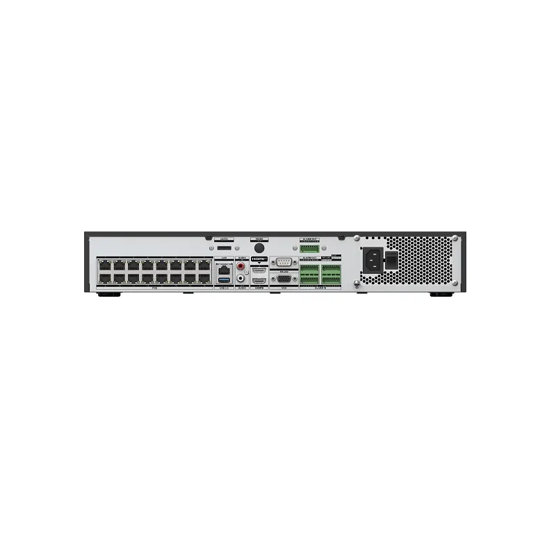 NVR Hikvision 16CH H.264/H.265, 4K, Graba hasta 32MP HDMI/VGA, Hasta 4x 20TB