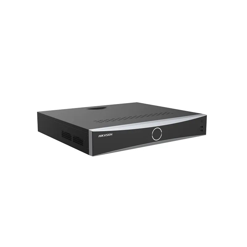 NVR Hikvision 32CH, 16CH POE H.265 4K, Graba hasta 12MP, HDMI/VGA, Hasta 4x16TB