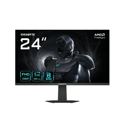 Monitor Gaming GIGABYTE GS24F14 de 24" FHD IPS, 144Hz, 1ms, HDMI, Display Port, AMD FreeSync