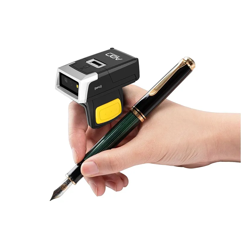 Lector portátil de codigo de barra AON, EZ Tag HS 1D 2D, conexión inalámbrica Bluetooth, Negro (1013)