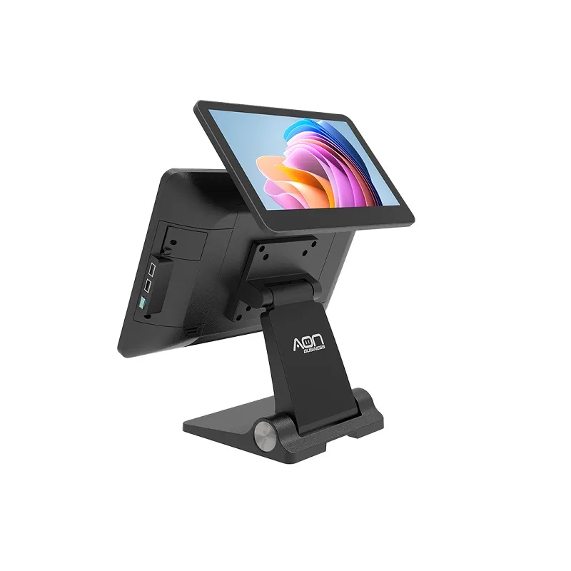 Monitor Post AON All Touch 307 de 15.6" FHD Táctil, conexión WiFi 5G y Bluetooth 5.0, Puertos LAN, USB, VGA y HDMI, color negro