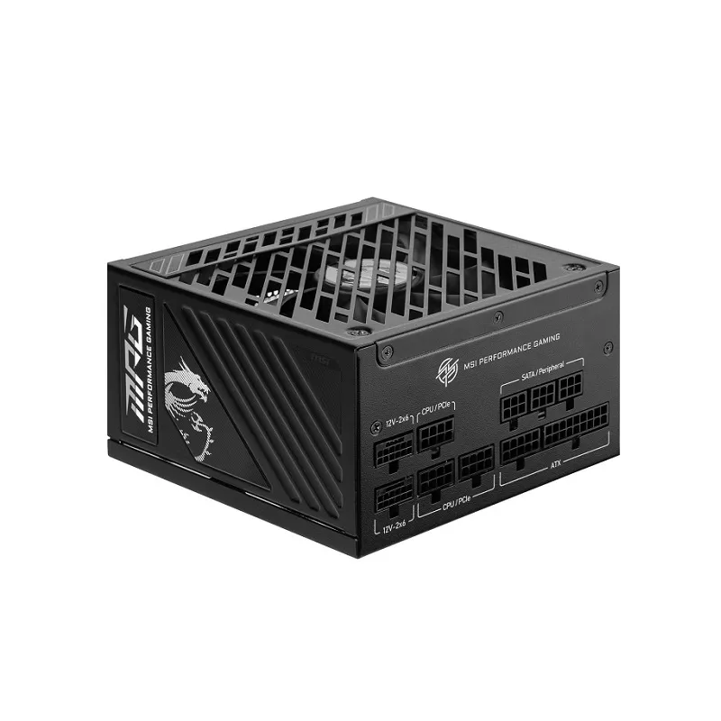 Fuente de Poder MSI MPG A1000GS II, 1000W, Full Modular, 80 Plus GOLD, Compatible con PCIe 5.1 y ATX 3.1, ATX 12V