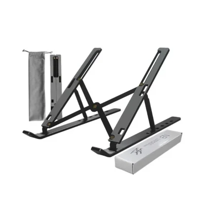 Base T-VISION N3, diseño plegable para Tablets y Laptops de hasta 15.6", color Negro
