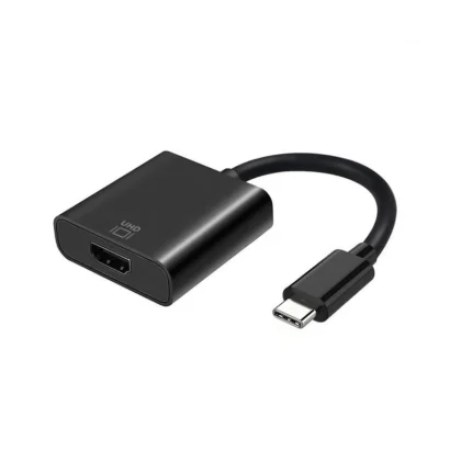 Adaptador USB tipo C a HDMI FHD 1080P, Soportado en Windows, MAC & Android, Color Negro