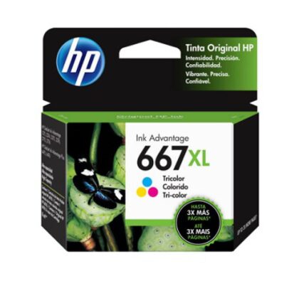 Cartucho de tinta HP Ink Advantage 667XL tricolor, 3YM80AL