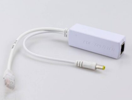 Splitter POE Gigabit de RJ45+POE a RJ45+Corriente
