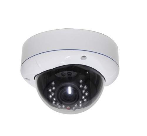 Camara Domo Hibrida T-VISION CVI/CVBS 2.4MP 1080p, IR 20m, OSD, Zoom Manual 2.8-12mm, IP66 WaterProof Metal