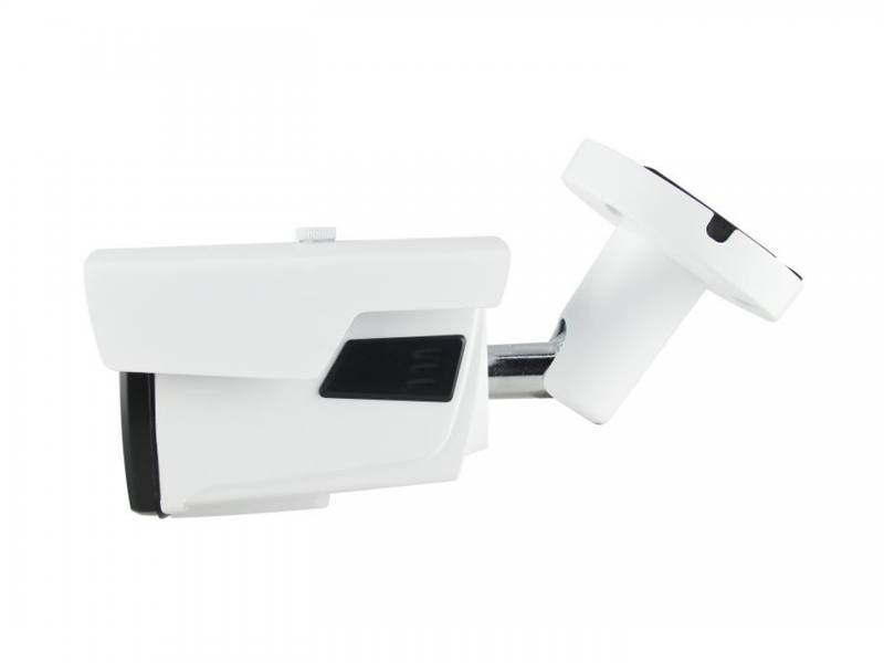 Camara Bullet Hibrida T-VISION, 1/2.8" Sony Starvis CMOS, 4en1, 5MP, IR 40m, OSD, IP66, 2.8-12mm, Metal
