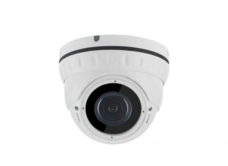 Camara Domo Hibrida T-VISION, 1/2.9" Sony, 4 en 1, 2MP 1080p, IR 30m, OSD, IP66, Zoom Manual 2.8-12mm, Metal