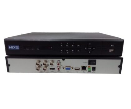 TVR T-Vision HIBRIDO H264 4CH AHD/TVI/IPC/ANALOGO,1080P/720P, VGA/HDMI/BNC, 1CH AUDIO, P2P