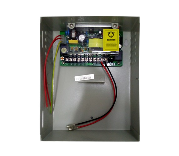 Fuente De Poder / Panel De Distribucion 12V 5A Para Cierre Magentico Sin Bateria, No Incluye Cable AC.