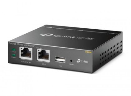 Controlador TP-Link Cloud Omada OC200, 2x Puertos Ethernet 10/100, Soporta PoE (802.3af/802.3at), USB 2.0