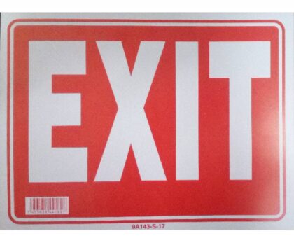 LETRERO DE EXIT