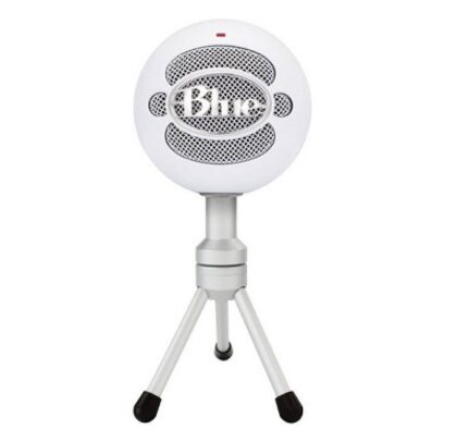 Micrófono Profesional Blue Snowball ICE, USB, Plug-and-play Con Mac Y PC, Color Blanco