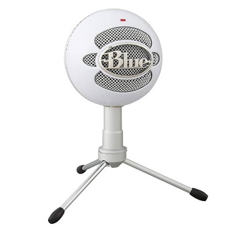 Micrófono Profesional Blue Snowball ICE, USB, Plug-and-play Con Mac Y PC, Color Blanco