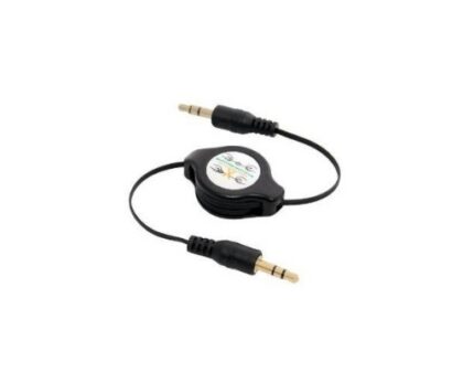 Cable AudioVideo 3.5mm Macho-Macho retractable 2.5ft,500214