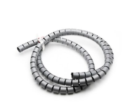 Organizador de cables en espiral de plastico de 42mm Gris (xPie)