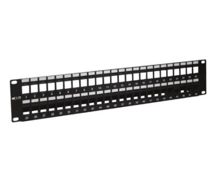PATCH PANEL LANPRO Modular RJ45 SIN Keystone Jack 48 PUERTO,