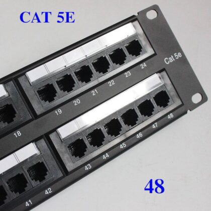 Patch Panel T-VISION Cat5 de 48 puertos