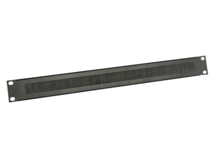 Tapa Ciega de Acero T-VISION 1U de 19" con barra de cepillo