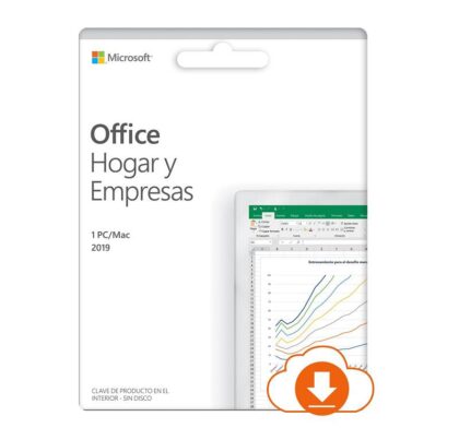 Programa Microsoft Office Hogar y Empresas 2019, licencia para 1 PC, codigo, Español